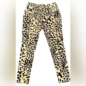 Zenergy by Chico’s Leopard Print Leggings size 0